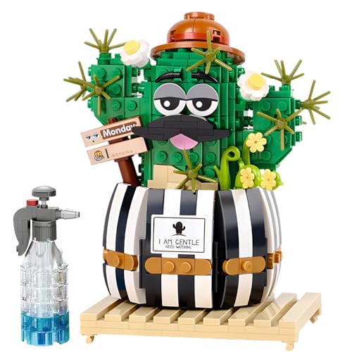 SGZIOO Kaktus Bausteine Bausatz, 578 Teile, Bonsai Bausteine, Künstliche Pflanzen Bauspielzeugsets, Botanik Kollektion Ziegel Spielzeug, Kreatives Geschenk für Erwachsene, Wohnkultur SGZIOO Kaktus Bausteine Bausatz, 578 Teile, Bonsai Bausteine, Künstliche Pflanzen Bauspielzeugsets, Botanik Kollektion Ziegel Spielzeug, Kreatives Geschenk für Erwachsene, Wohnkultur von SGZIOO