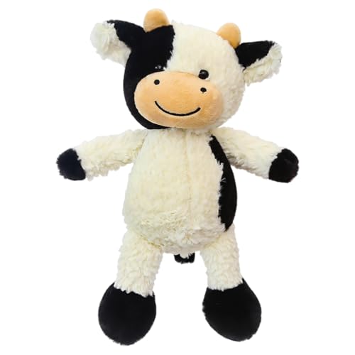 SGZIOO Kuh Kuscheltier, 30cm Kuscheltier Kuh, Schwarz Weißes Kuh Plüschtier, Stofftier Kuh Zum Spielen Sammeln & Kuscheln für Jungen Mädchen Kinder Niedliches Geburtstag Geschenk von SGZIOO