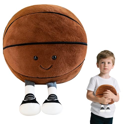 SGZIOO Plüsch Basketball, 25cm Basketball Kissen, Kuscheltier Basketball, Süß und Weich Basketball Plüschtier Spielzeug, Kreative Zimmer Dekoration, Geschenke für Jungen Mädchen SGZIOO Plüsch Basketball, 25cm Basketball Kissen, Kuscheltier Basketball, Süß und Weich Basketball Plüschtier Spielzeug, Kreative Zimmer Dekoration, Geschenke für Jungen Mädchen von SGZIOO
