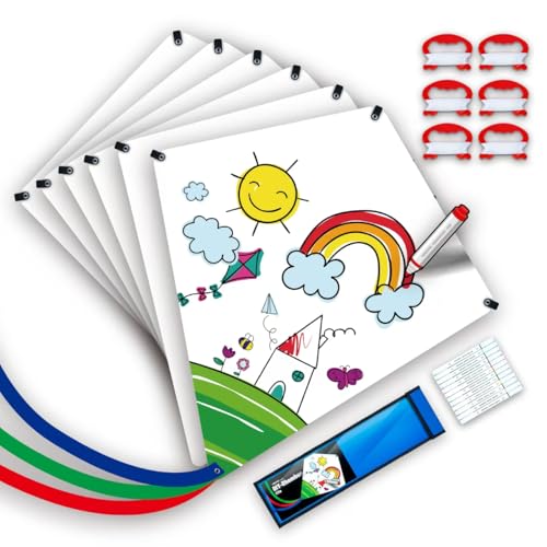 SGftre DIY Drachen Set – Drachen Für Kinder Selber Bemalen, Leicht Zu Fliegende Blank Flugdrachen Für Kinder & Erwachsene,Ideal Für Parteien & Outdoor-Aktivitäten Am Strand (inkl. Bürsten,6 Stück) von SGftre