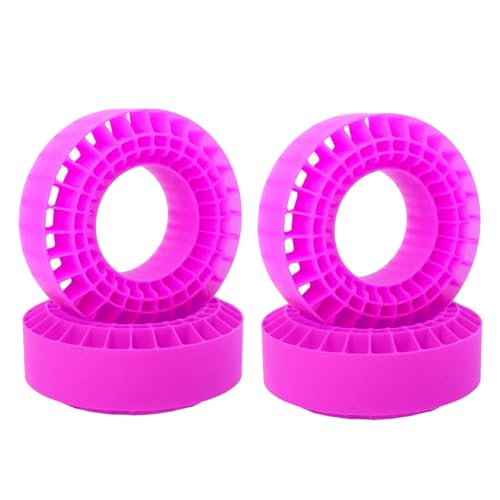 SHABD 4 StüCk Silikon-Gummi-Einsatz, Schaumstoff-Reifen, Passend für 1,9-Radreifen, 108 mm Schaumstoff, Passend für 1/10 RC Crawler Car-Rose Red SHABD 4 StüCk Silikon-Gummi-Einsatz, Schaumstoff-Reifen, Passend für 1,9-Radreifen, 108 mm Schaumstoff, Passend für 1/10 RC Crawler Car-Rose Red von SHABD