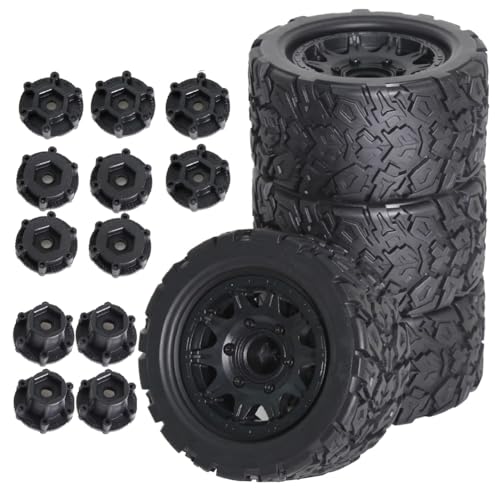 SHABD 4 Stück 110 mm 1/10 -Stunt-Truck-Reifen 12 mm und 14 mm Sechskant für/für ARRMA/für KRATON/für Outcast/für A SHABD 4 Stück 110 mm 1/10 -Stunt-Truck-Reifen 12 mm und 14 mm Sechskant für/für ARRMA/für KRATON/für Outcast/für A von SHABD