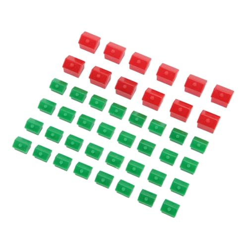 SHABD Ersatzteile für Spiele, Spielsteine Aus Kunststoff in Form Eines Hotelhauses, für Brettspiele, Zubehör zum Nachfüllen Von Spielsteinen SHABD Ersatzteile für Spiele, Spielsteine Aus Kunststoff in Form Eines Hotelhauses, für Brettspiele, Zubehör zum Nachfüllen Von Spielsteinen von SHABD