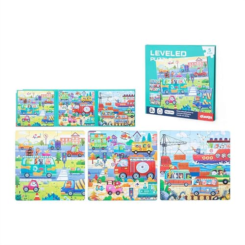 Magnetpuzzle für Kinder, Fahrzeug Kinderpuzzle Magnet,Magnetspiel Puzzle,Reisespiele Kinder ab 3 Pädagogisches Puzzles,Magnetisches Puzzle für die Früherziehung von Kindern (Szenenverkehr) von SHANGYU