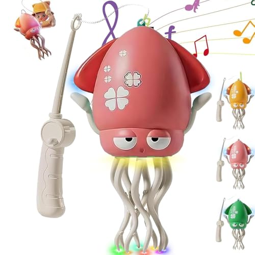 SHANGYU Electric Dancing Octopus Toy, Elektrischer Tanzender Oktopus Spielzeug, Automatisch schwingender Krabbelnder Oktopus mit LED & Musik, Tanzenden Oktopus Baby Spielzeug mit LED-Lichtern von SHANGYU