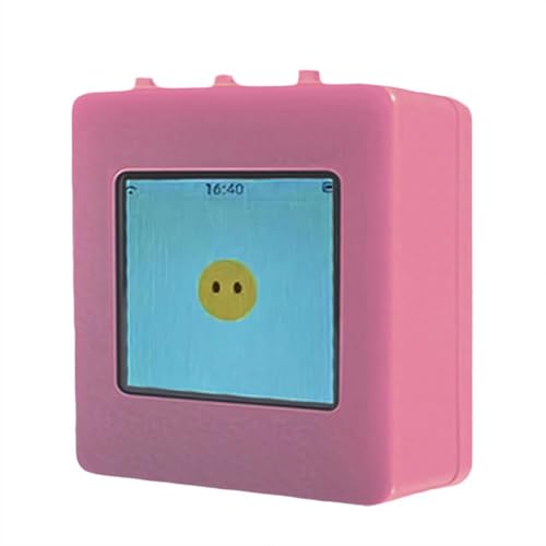SHANGYU Intelligenter Sprachroboter, Voice-Chat-Roboter, KI-Gesprächsfähigkeit, vielseitige Verzierung für KI-Sprachchat, Sprachsteuerung, emotionale Interaktion (Rosa) von SHANGYU