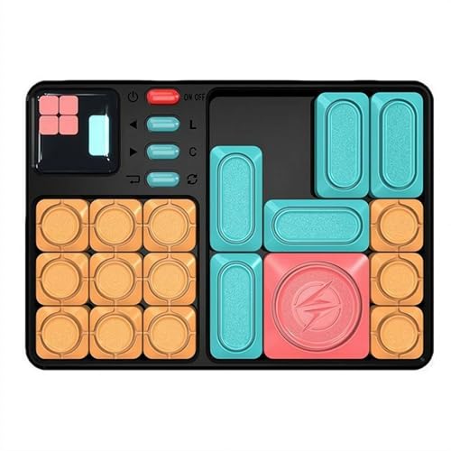 Super Slide Puzzle Denkspiel, Magnetisches Gleitschieber Gehirntrainer-Puzzle mit über 500 Levels, Handheld Elektronische Spiele, Slide Quiz Magisches Schiebepuzzle, für Kinder und Erwachsene Super Slide Puzzle Denkspiel, Magnetisches Gleitschieber Gehirntrainer-Puzzle mit über 500 Levels, Handheld Elektronische Spiele, Slide Quiz Magisches Schiebepuzzle, für Kinder und Erwachsene von SHANGYU