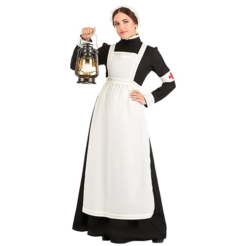 SHANHE Karneval Halloween Dame Mittelalter Kriegsarzt Krankenschwester Kostüm Kloster Nonne Cosplay Fancy Party Kleid-Nonne,M SHANHE Karneval Halloween Dame Mittelalter Kriegsarzt Krankenschwester Kostüm Kloster Nonne Cosplay Fancy Party Kleid-Nonne,M von SHANHE