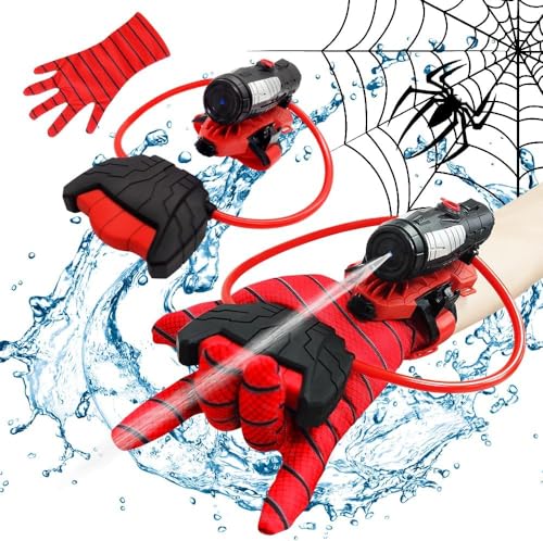 Wasserpistole Launcher,Wasserpistolen Spielzeug Kinder,Spinnen Wasserpistole Launcher Handschuhe,Stark 10m Reichweite,für Pools, Strände und Wasserschlachten im Freien Wasserpistole Launcher,Wasserpistolen Spielzeug Kinder,Spinnen Wasserpistole Launcher Handschuhe,Stark 10m Reichweite,für Pools, Strände und Wasserschlachten im Freien von SHANKAM
