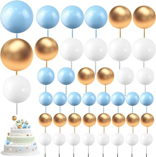 stitch tortendeko essbar stitch kuchen deko essbar 110 Stück Tortendeko Kugeln,Mini Cupcake Topper Kuchen-Dekoration Kugeln Kucheneinsatz Topper,Geburtstag Kuchen Dekoration von SHAPEPOTY