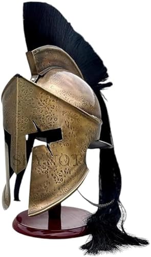 Mittelalter 300 Spartan Helm Kampfschaden | 300 König Leonidas Helm | Spartanerkrieger Kostüm | Halloween Kostüm | Geschenkartikel Mittelalter 300 Spartan Helm Kampfschaden | 300 König Leonidas Helm | Spartanerkrieger Kostüm | Halloween Kostüm | Geschenkartikel von SHAROOANTIPAZ