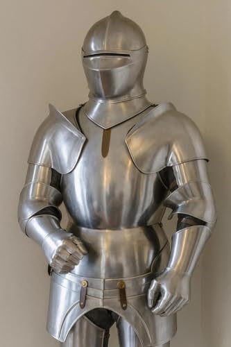 SHAROOANTIPAZ Collectibles Mittelalterlicher Ritteranzug der Rüstung, handgefertigt, Stahl, kampfbereite Rüstung von SHAROOANTIPAZ