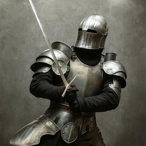 SHAROOANTIPAZ Cosplay Herren Barbute Armor Suit | Massive Mittelalterliche Ritter Stahl Rüstung von SHAROOANTIPAZ