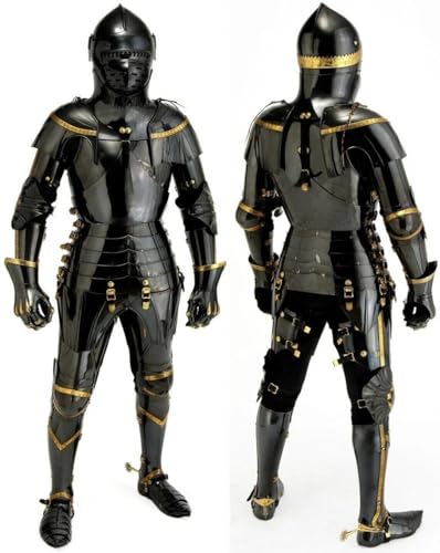 SHAROOANTIPAZ Ganzkörper Deutsche Sallet Rüstung Mittelalter Ritter Schwarz Ganzkörperanzug Rüstung SHAROOANTIPAZ Ganzkörper Deutsche Sallet Rüstung Mittelalter Ritter Schwarz Ganzkörperanzug Rüstung von SHAROOANTIPAZ