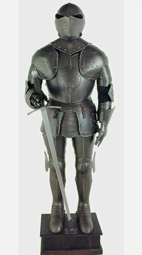 SHAROOANTIPAZ Mediveal Armor Anzug Stahl Ganzkörper Rüstung Kostüm mit Holzsockel SHAROOANTIPAZ Mediveal Armor Anzug Stahl Ganzkörper Rüstung Kostüm mit Holzsockel von SHAROOANTIPAZ