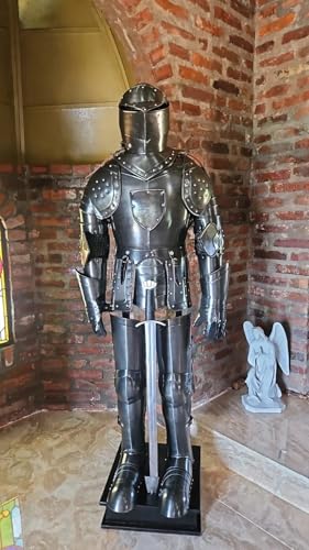SHAROOANTIPAZ Mittelalterliche Gothic-Rüstung, Ritter, tragbarer Anzug, Kreuzritterkampf, Ganzkörperpanzer SHAROOANTIPAZ Mittelalterliche Gothic-Rüstung, Ritter, tragbarer Anzug, Kreuzritterkampf, Ganzkörperpanzer von SHAROOANTIPAZ