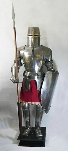 SHAROOANTIPAZ Mittelalterliche Rüstungsstatue, 1,8 m, Tempelritter, Anzug der Rüstung, Kostüm SHAROOANTIPAZ Mittelalterliche Rüstungsstatue, 1,8 m, Tempelritter, Anzug der Rüstung, Kostüm von SHAROOANTIPAZ