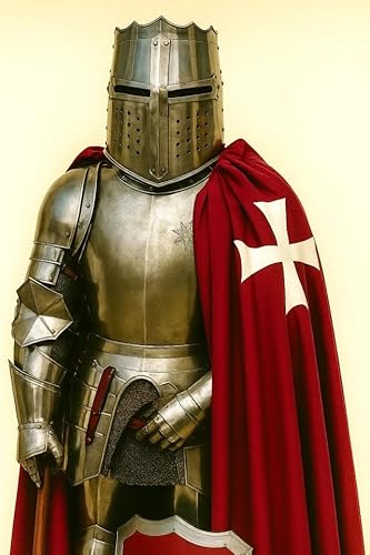 SHAROOANTIPAZ Mittelalterlicher Kreuzritter Tempelpanzer Rüstung Cosplay Kostüm Halloween Kostüm Renaissance von SHAROOANTIPAZ