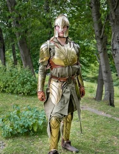SHAROOANTIPAZ Mittelalterliches Ritter-Rüstungsset | Komplettes Kostüm für historische Nachstellung & Cosplay von SHAROOANTIPAZ