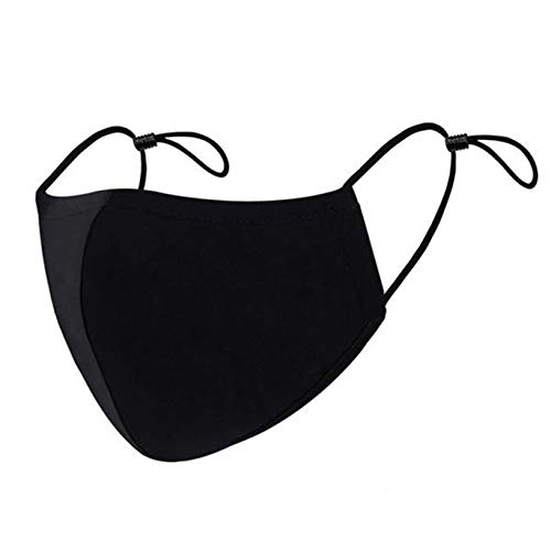 SHATCHI Dreilagige Baumwoll-Gesichtsmasken, waschbar und wiederverwendbar, staubdicht, Mundbedeckung für Männer und Frauen, Outdoor, Radfahren, Skifahren, warmer Schutz SHATCHI Dreilagige Baumwoll-Gesichtsmasken, waschbar und wiederverwendbar, staubdicht, Mundbedeckung für Männer und Frauen, Outdoor, Radfahren, Skifahren, warmer Schutz von SHATCHI