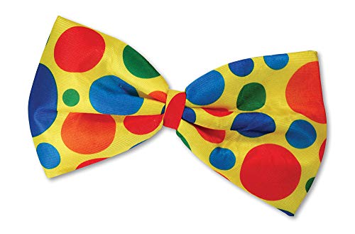 SHATCHI Bow Tie Clow Clown Jumbo Fliege, Unisex-Erwachsene, Einheitsgröße Kostüm-Zubehör Zirkusweltbuch Tag, Adult, gelb SHATCHI Bow Tie Clow Clown Jumbo Fliege, Unisex-Erwachsene, Einheitsgröße Kostüm-Zubehör Zirkusweltbuch Tag, Adult, gelb von SHATCHI