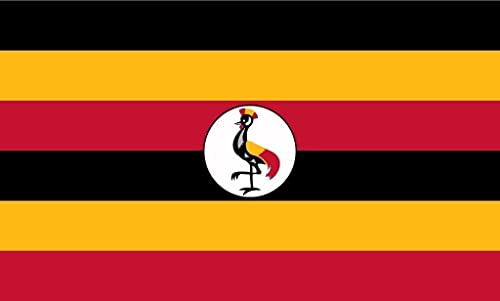 SHATCHI National Flag Fußball 1.5 m x 0.9 m Uganda Ugandan Flagge 90 x 150 cm Land Nationalflaggen Indoor Outdoor Polyester mit Ösen SHATCHI National Flag Fußball 1.5 m x 0.9 m Uganda Ugandan Flagge 90 x 150 cm Land Nationalflaggen Indoor Outdoor Polyester mit Ösen von SHATCHI