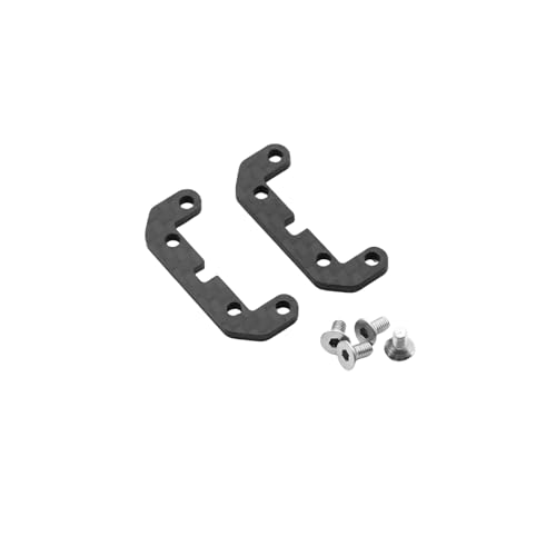 SHEAWA 1 Set Carbon Stoßstangen-Unterstützung Sway Bar Halterungen für Tamiya TT-02 54814 (OP1814) von SHEAWA