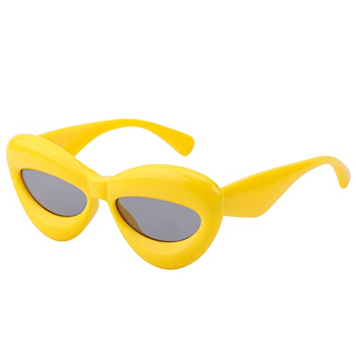 SHEEN KELLY Lustige Aufblasbare Sonnenbrille für Erwachsene, Retro Brille mit dickem Rahmen, Hässliche, Party Sonnenbrille SHEEN KELLY Lustige Aufblasbare Sonnenbrille für Erwachsene, Retro Brille mit dickem Rahmen, Hässliche, Party Sonnenbrille von SHEEN KELLY