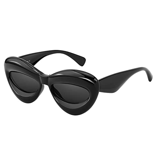 SHEEN KELLY Lustige Aufblasbare Sonnenbrille für Erwachsene, Retro Brille mit dickem Rahmen, Hässliche, Party Sonnenbrille SHEEN KELLY Lustige Aufblasbare Sonnenbrille für Erwachsene, Retro Brille mit dickem Rahmen, Hässliche, Party Sonnenbrille von SHEEN KELLY
