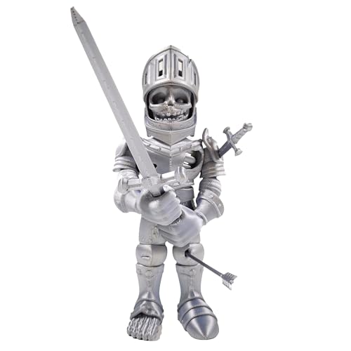SHEETA 3D-gedruckter Skelettritter, flexible bewegliche PLA-Figur mit abnehmbarem Zubehör, perfektes Sammlerstück für Fantasy-Fans, Halloween, Weihnachten, Heimdekoration, Fidget Toy (Moonlit Steel SHEETA 3D-gedruckter Skelettritter, flexible bewegliche PLA-Figur mit abnehmbarem Zubehör, perfektes Sammlerstück für Fantasy-Fans, Halloween, Weihnachten, Heimdekoration, Fidget Toy (Moonlit Steel von SHEETA