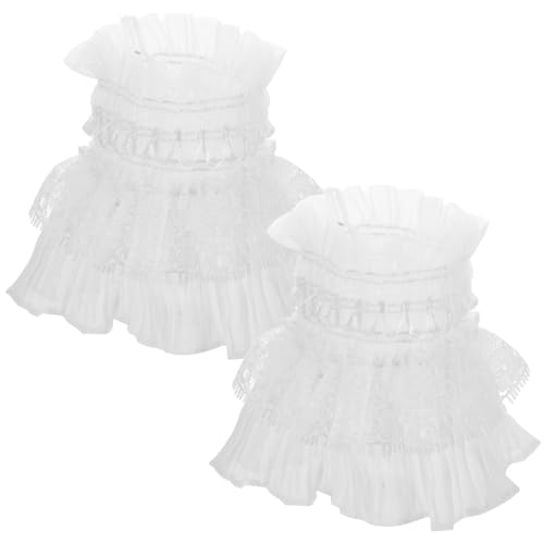 SHERCHPRY 1 Paar Ärmelbündchen Damen Spitze Falsche Ärmel Cosplay-handgelenkmanschetten Puffärmel Dekorative Manschetten Ansteckbare Ärmel Für Kleid Damen Handgelenkmanschetten Weiß Garn SHERCHPRY 1 Paar Ärmelbündchen Damen Spitze Falsche Ärmel Cosplay-handgelenkmanschetten Puffärmel Dekorative Manschetten Ansteckbare Ärmel Für Kleid Damen Handgelenkmanschetten Weiß Garn von SHERCHPRY