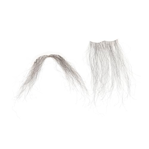 SHERCHPRY 1 Satz Bühnen-Cosplay-Bart Partybart Halloween Körperpflege falscher Bart Schnurrbart gefälscht halllowen hlloween Geburtstagsfeier kuschelig Bart-Requisite DIY Bartdekor Yakhaar von SHERCHPRY