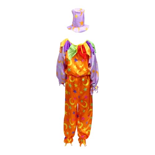 SHERCHPRY 1 Satz Clown-Anzug Kostüm für Cosplay Halloweenkostüm Kleider kleidung Lustiges Halloween-Kostüm Party-Clown-Kostüm Abschlussball Performance-Kostüm Baumwolle von SHERCHPRY