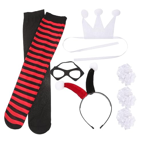 SHERCHPRY 1 Satz Cosplay-Requisite für Erwachsene Clownkostüm für halloween kopfschmuck halloween kopfbedeckung Halloween-Kostüm-Requisiten für Clown-Stirnband Stoff von SHERCHPRY