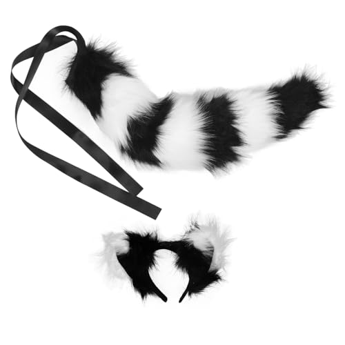 SHERCHPRY 1 Satz Fuchsohren Fuchsschwanz Anzug Halloween Plüsch Stirnband Kleid Füchse Kostümzubehör Fuchskostüm Cosplay- Requisite Tierschwanz Stoff SHERCHPRY 1 Satz Fuchsohren Fuchsschwanz Anzug Halloween Plüsch Stirnband Kleid Füchse Kostümzubehör Fuchskostüm Cosplay- Requisite Tierschwanz Stoff von SHERCHPRY
