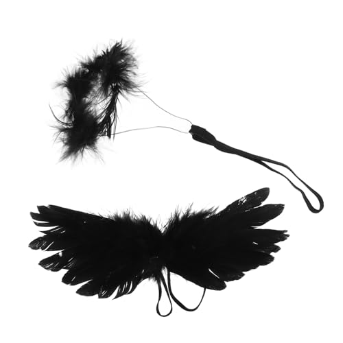 SHERCHPRY 1 Satz Kopfschmuck Requisiten Miniflügel Engelsflügel Zum Basteln Flügel Kostüm Kleine Flügel Kleine Engelsflügel Winzige Engelsflügel Flügel Für Schuhe Feder Black SHERCHPRY 1 Satz Kopfschmuck Requisiten Miniflügel Engelsflügel Zum Basteln Flügel Kostüm Kleine Flügel Kleine Engelsflügel Winzige Engelsflügel Flügel Für Schuhe Feder Black von SHERCHPRY