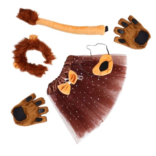 SHERCHPRY 1 Satz Löwenkopfschmuckanzug Halloween Stirnbänder mit Outfit Dschungel Mähne kostüm Löwenkostüm Damen Löwen Stirnband Plastik Light Brown SHERCHPRY 1 Satz Löwenkopfschmuckanzug Halloween Stirnbänder mit Outfit Dschungel Mähne kostüm Löwenkostüm Damen Löwen Stirnband Plastik Light Brown von SHERCHPRY