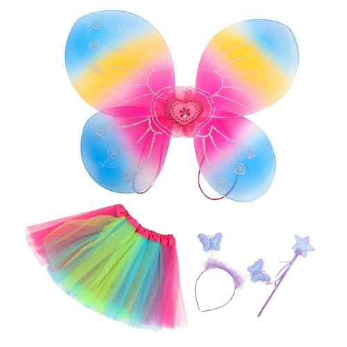 SHERCHPRY 1 Satz Party-Fee-Kostüm-Requisiten fairy wand kinderkleider butterfly wings faschingskostüme festival kleidung Halloween Outfits Geburtstagsparty Rock entzückender Tutu-Rock Tuch von SHERCHPRY