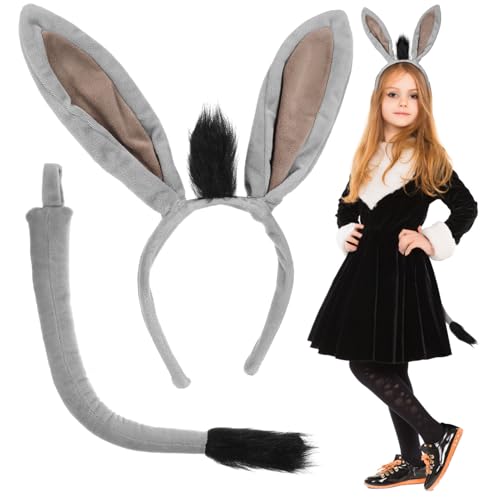 SHERCHPRY 1 Satz Passend zum Esel-Outfit Tierkopf Haarband Kostüm Stirnband Kuh-Stirnband Hammelfleisch-Stirnband Nase süßes Haarband Tieres Ohrhaarband Tierstirnband Garn Grey SHERCHPRY 1 Satz Passend zum Esel-Outfit Tierkopf Haarband Kostüm Stirnband Kuh-Stirnband Hammelfleisch-Stirnband Nase süßes Haarband Tieres Ohrhaarband Tierstirnband Garn Grey von SHERCHPRY