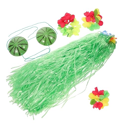SHERCHPRY Hawaiian Wassermelone Gras Rock 60cm Erwachsene Hula Rock Requisiten Für Frauen Mädchen SHERCHPRY Hawaiian Wassermelone Gras Rock 60cm Erwachsene Hula Rock Requisiten Für Frauen Mädchen von SHERCHPRY