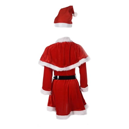 SHERCHPRY 1 Satz Weihnachtskleidung für Frauen Weihnachtsmann-Kostüm weihnachten kostüm Frauen Klaus erwachsener Frau Santa Kostüme formelle Kleidung Weihnachtsmann-Kleid Performance-Kostüm von SHERCHPRY