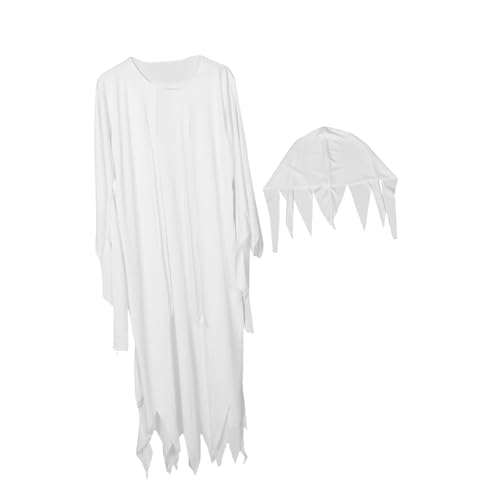SHERCHPRY 1 Satz Weißes Outfit für Erwachsene Beängstigendes Cosplay Kostüm für Rollenspiel Bühnenaufführungen Atmungsaktiv Vielseitig Einsetzbar SHERCHPRY 1 Satz Weißes Outfit für Erwachsene Beängstigendes Cosplay Kostüm für Rollenspiel Bühnenaufführungen Atmungsaktiv Vielseitig Einsetzbar von SHERCHPRY