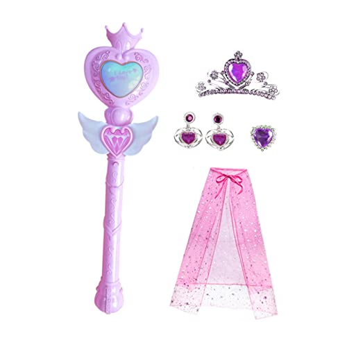 SHERCHPRY 1 Satz Zauberstab the hallow thesoapery halllowen Kindergeburtstag leuchtende Stöcke Schmuck-Kits nützliche Blinksticks Partyversorgung Umhang Opp Violett von SHERCHPRY