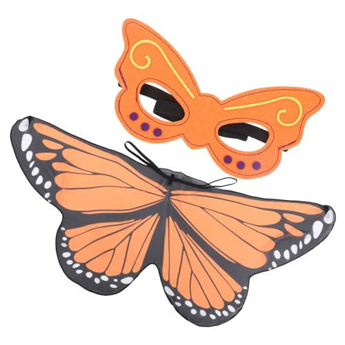 SHERCHPRY 1 Set Chiffon Entzückender Schmetterlingsflügelschal Cosplay Schmetterlingsflügelschal Orange Fee Kostüm Für Frauen Schmetterlingsflügel Fee Schal SHERCHPRY 1 Set Chiffon Entzückender Schmetterlingsflügelschal Cosplay Schmetterlingsflügelschal Orange Fee Kostüm Für Frauen Schmetterlingsflügel Fee Schal von SHERCHPRY