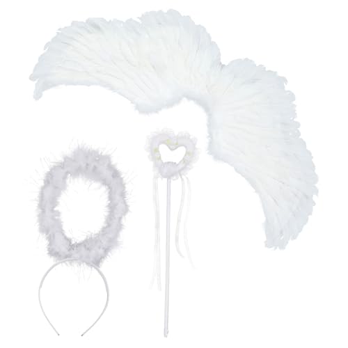 SHERCHPRY Engelsflügel-stirnband-set – Hochwertiges Material – Perfekt Für Kostümpartys Und Rollenspiele SHERCHPRY Engelsflügel-stirnband-set – Hochwertiges Material – Perfekt Für Kostümpartys Und Rollenspiele von SHERCHPRY