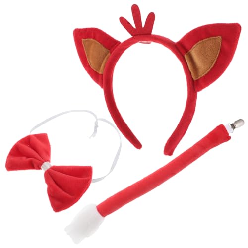 SHERCHPRY Tier-stirnband-set Und Ohren-stirnband Für Damen Herren Kinder Kostümparty-zubehör Für Halloween Und Cosplay von SHERCHPRY