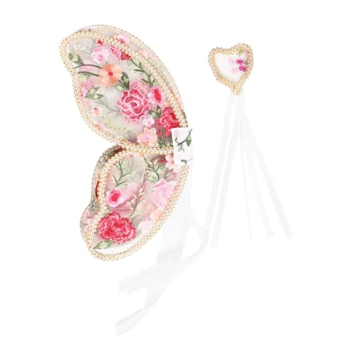 SHERCHPRY 1 Set Mädchen Fee Kostüme Dress Up Flügel Mit Herz Zauberstab Halloween Kostüm Dress Up Zubehör Geburtstag Party Dekorationen Prinzessin Rolle Spielen SHERCHPRY 1 Set Mädchen Fee Kostüme Dress Up Flügel Mit Herz Zauberstab Halloween Kostüm Dress Up Zubehör Geburtstag Party Dekorationen Prinzessin Rolle Spielen von SHERCHPRY