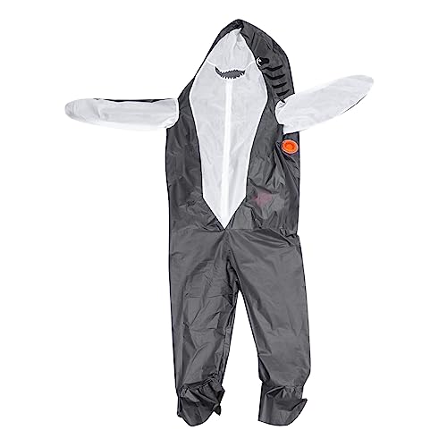 SHERCHPRY 1 Stück Dinosaurier aufblasbarer Anzug Verbot Luft Männer aufblasbares Halloween-Kostüm unter camoing aufblasbarer alien aufblasbares Partykostüm Performance-Kleidung reinigen Grey von SHERCHPRY