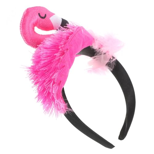 SHERCHPRY 1 Stück Flamingo Haarreif Leichter Kopfschmuck für Partys Cosplay Fotos Velour Design Geeignet für Jung und Alt für Geburtstagsfeiern von SHERCHPRY