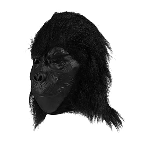 SHERCHPRY 1 Stück Schimpansen-Maske halloweenkostüme halloween masken tier masken Maskiert Halloween-Affenmaske Spooky Halloween Rollenspielmaske schwarze Cosplay-Maske weiches Gummi Black SHERCHPRY 1 Stück Schimpansen-Maske halloweenkostüme halloween masken tier masken Maskiert Halloween-Affenmaske Spooky Halloween Rollenspielmaske schwarze Cosplay-Maske weiches Gummi Black von SHERCHPRY